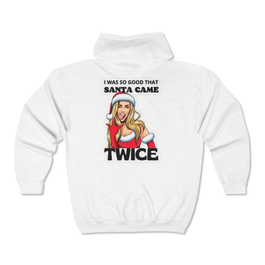 So Good Santa Came Twice women's hoodie