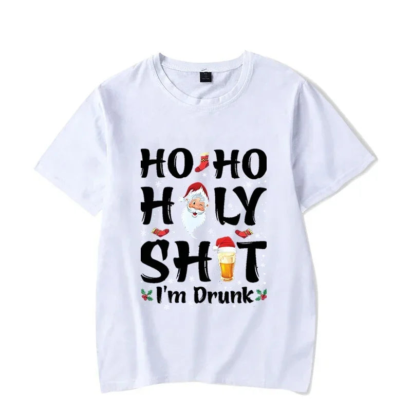 Ho Ho Holy Shit I'm Drunk Men T-shirt