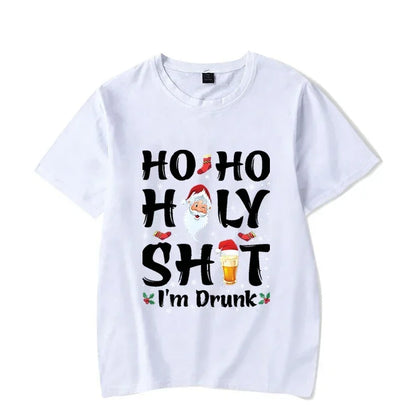 Ho Ho Holy Shit I'm Drunk Men T-shirt